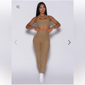 Bombshell caramel pocket pop leggings